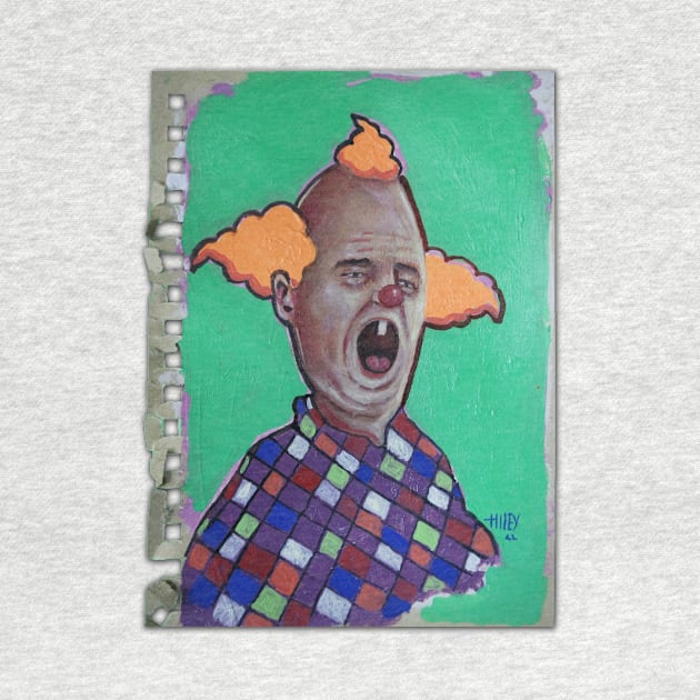 Cartoon Clown | Weird Florida Man War Pig | Duck Acid | Bad Hero Portrait Lowbrow Pop Surreal Art | Youtube Star | Masterpieces | Original Oil Painting By Tyler Tilley by Tiger Picasso